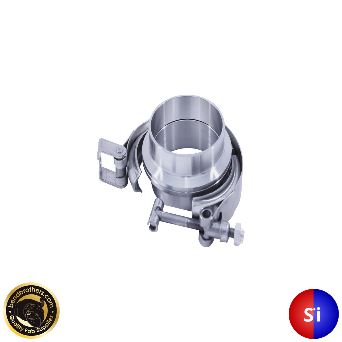 2.5" (63mm) Q/R VBand Clamp Kit Exhaust V Band Half Titanium