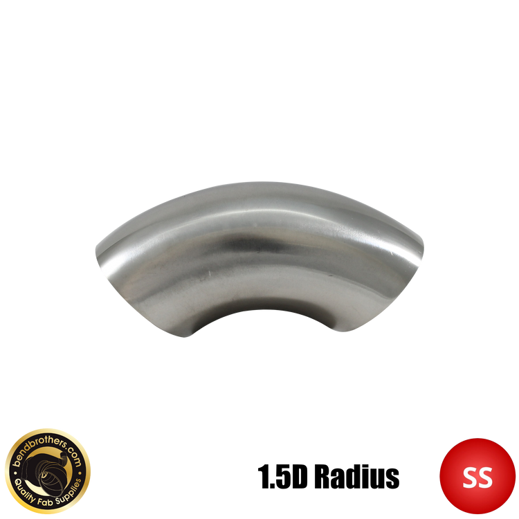 304 Stainless Steel 90° Elbow 1.5D Radius