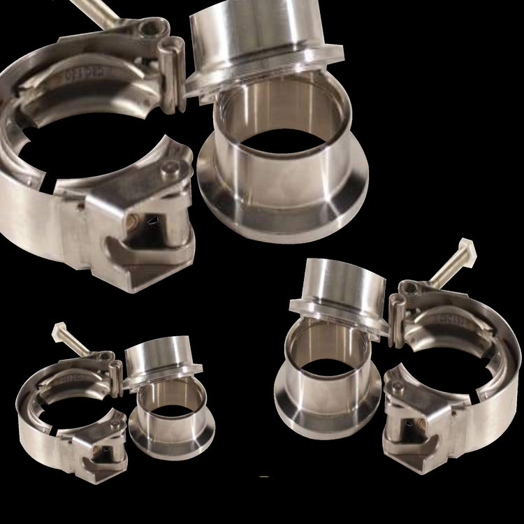 Stainless Steel V Band Clamp Kits & Individual Clamps