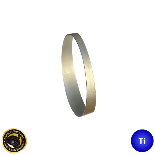 6" (152mm) TitaniumPie Cut - 9° Degree - 1D Tight Radius - 1.2mm Wall - 5pcs (45°total)