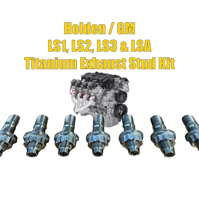 Holden / GM LS1, LS2, LS3, LSA Holden Commodore Titanium Exhaust Manifold Stud Kit
