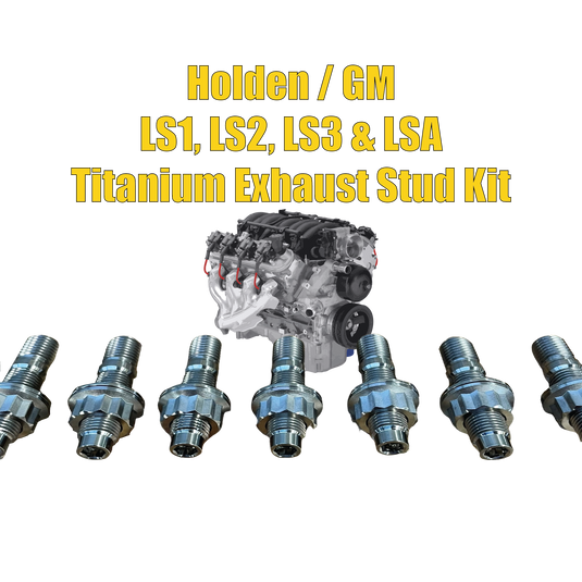 Holden / GM LS1, LS2, LS3, LSA Holden Commodore Titanium Exhaust Manifold Stud Kit