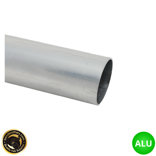 1.5" (38mm) Aluminium Straight Tube | 1 Meter Length - 1.42mm Wall Thickness