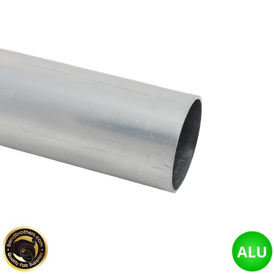 1.75" (45mm) Aluminium Straight Tube | 1 Meter Length - 1.65mm Wall Thickness