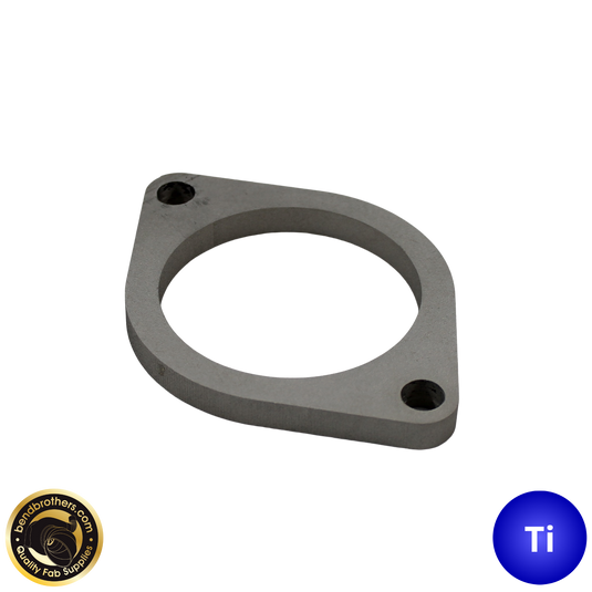 2.5" (63mm) 2 Bolt Titanium Flange 8mm Thickness