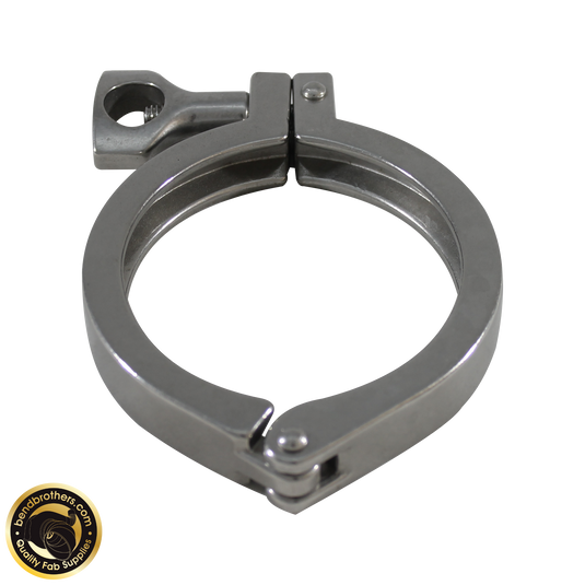 3.5" (89mm) 304 Stainless Steel Tri Clamp - Heavy Duty - Single Pivot